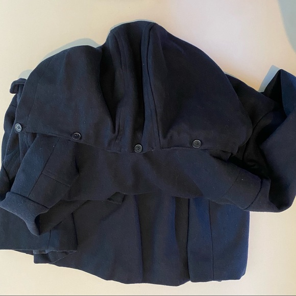 AVENUE Faux Wool Peacoat, Navy Blue, Size 22/24, RN138302 - Picture 7 of 8